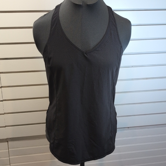 LULULEMON Black Lasercut In a Flash Singlet Athletic Tank Top Size M - Picture 5 of 10